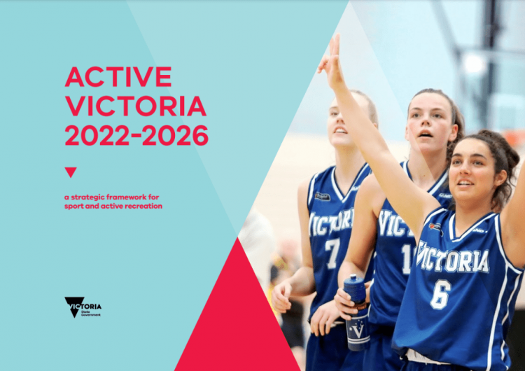 The cover of the Active Victoria strategy