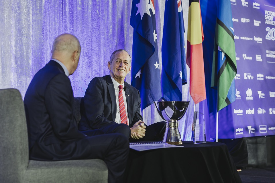 Dr Peter Brukner interview with Tim Lane at the 2023 Victorian Sport Awards