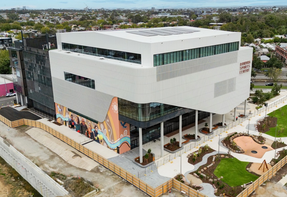 Bundha Sports Centre aerial view