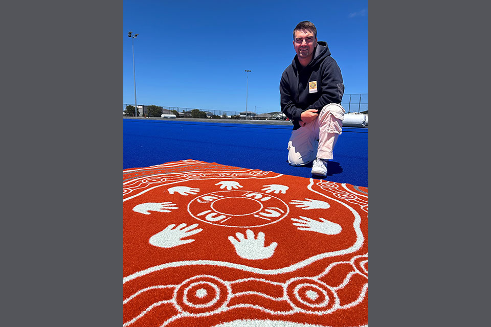 Wadawurrung artist BJ O'Toole