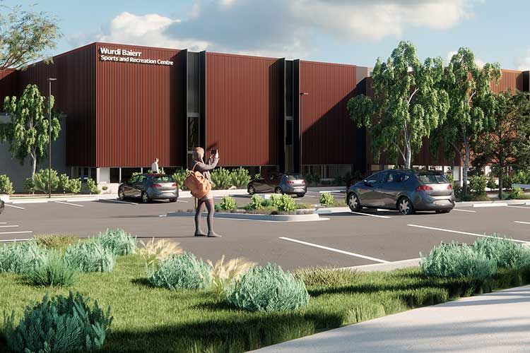 Artist render of the Wurdi Baierr facade.