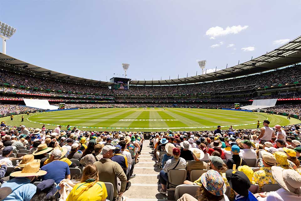 A packed Melbourne Cricket Ground during the annual Boxing Day Test cricket match